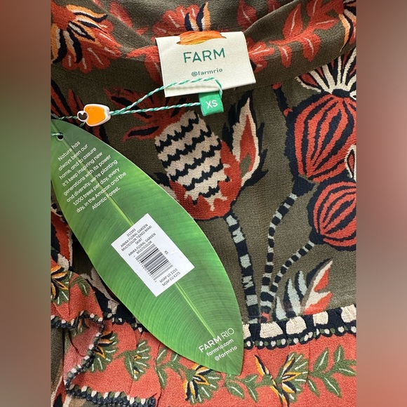 Farm Rio Women's Ainika Floral Garden Maxi Skirt in Floral Multi - Picture 5 of 6